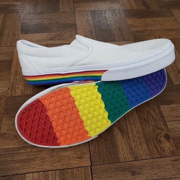 vans rainbow soles